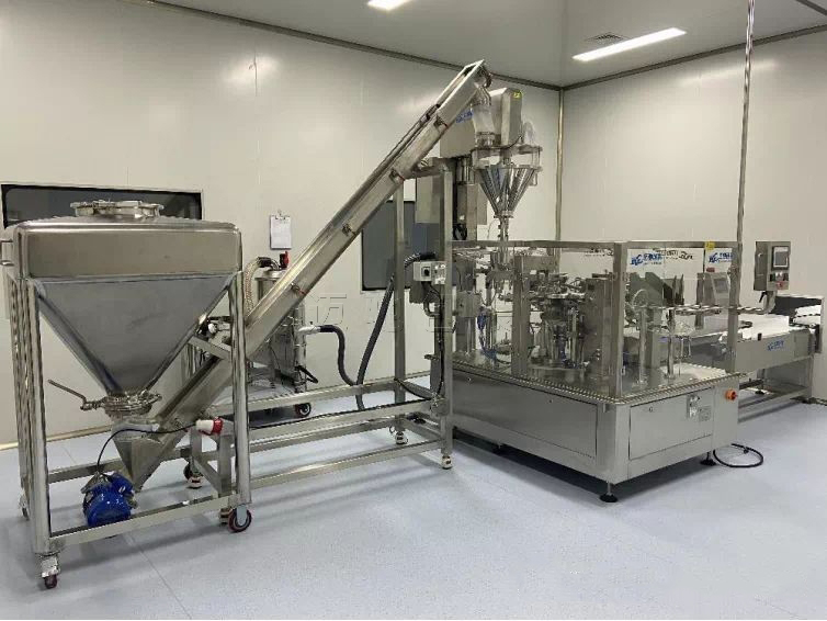 蛋白質包裝機客戶現(xiàn)場